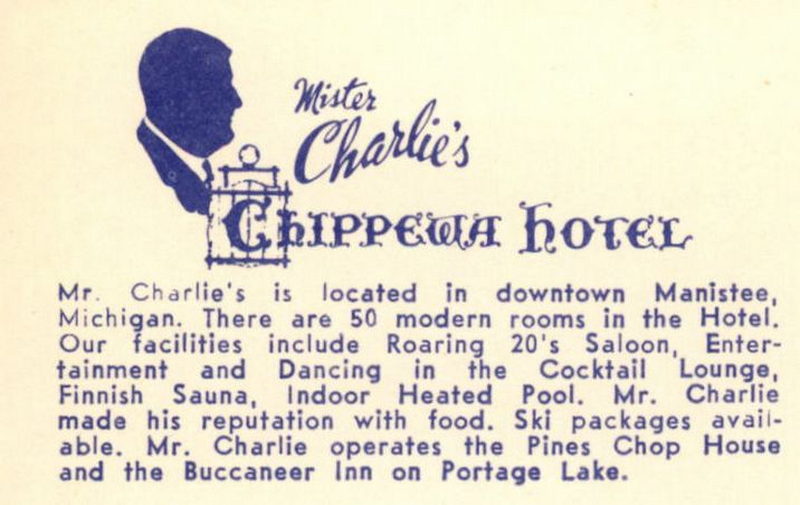Chippewa Hotel (Hotel Chippewa) - Vintage Postcard (newer photo)